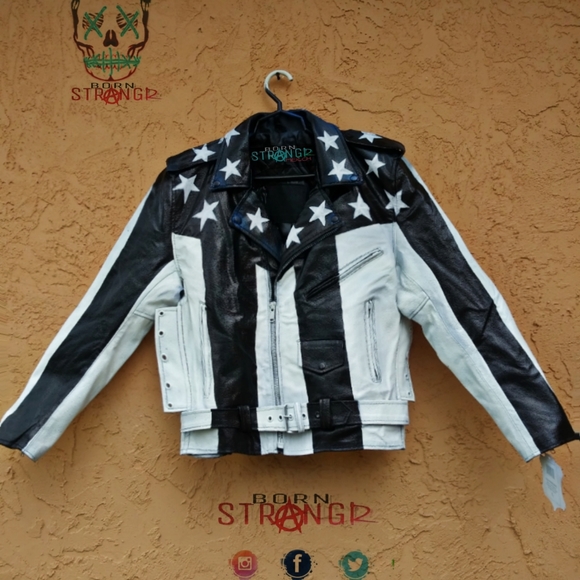 Divided Nation | Custom Leather | Made to Order - Picture 1 of 2